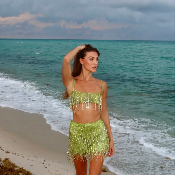 Celeste Fringe Co-Ord Set
