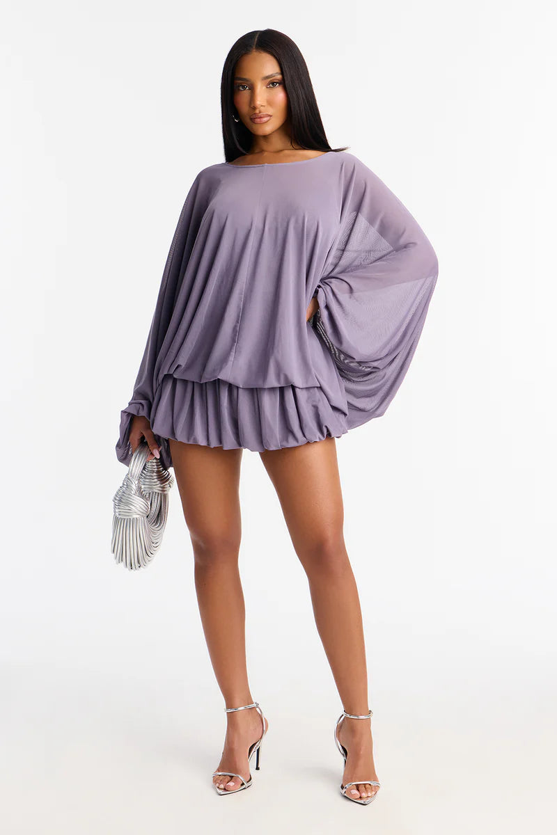 The It Girl Mesh Mini Dress