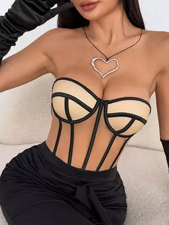 Sculpted Allure Corset Top