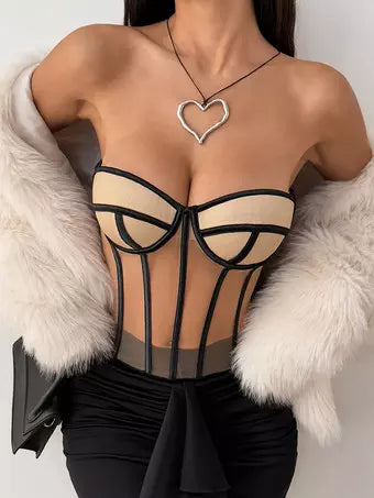 Sculpted Allure Corset Top