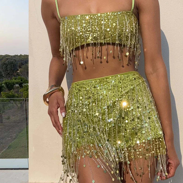 Celeste Fringe Co-Ord Set