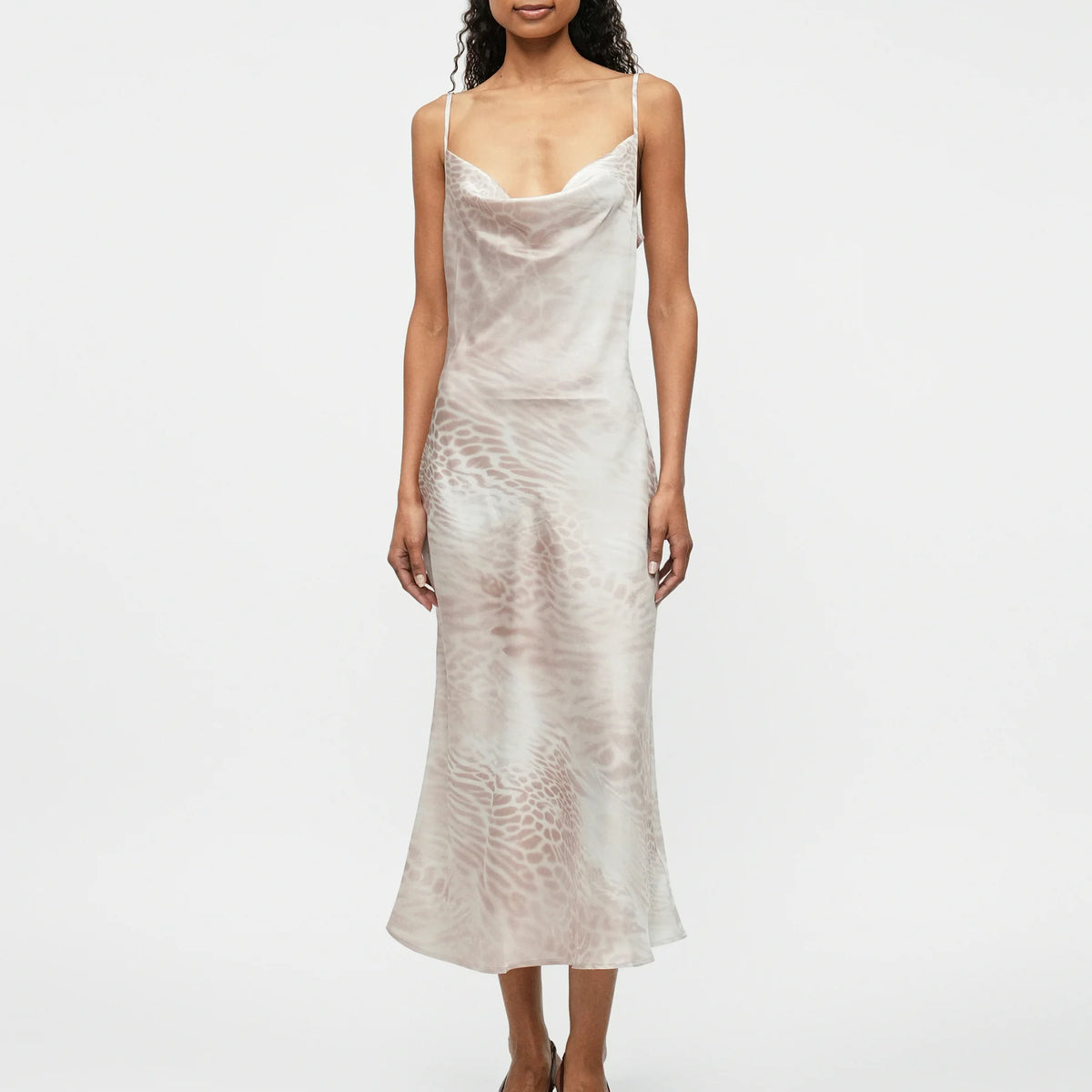 Das Seiden-Midi-Kleid