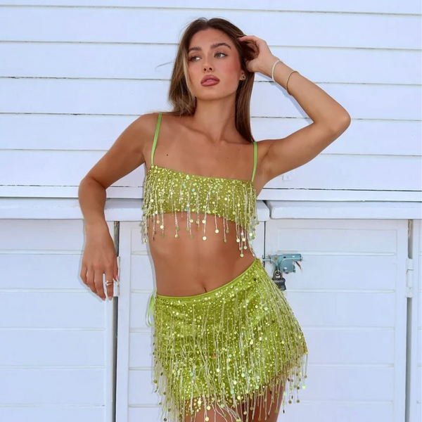 Celeste Fringe Co-Ord Set