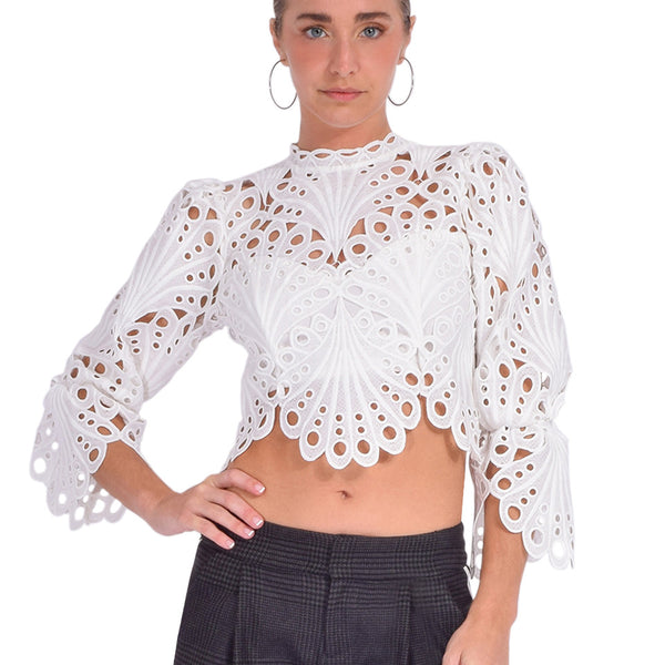 Haut court dentelle Reverie