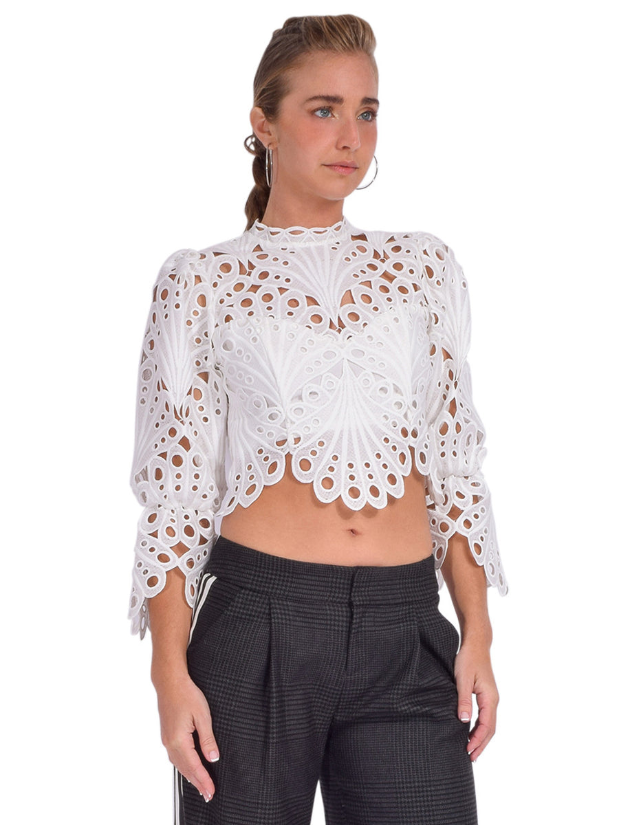 Haut court dentelle Reverie