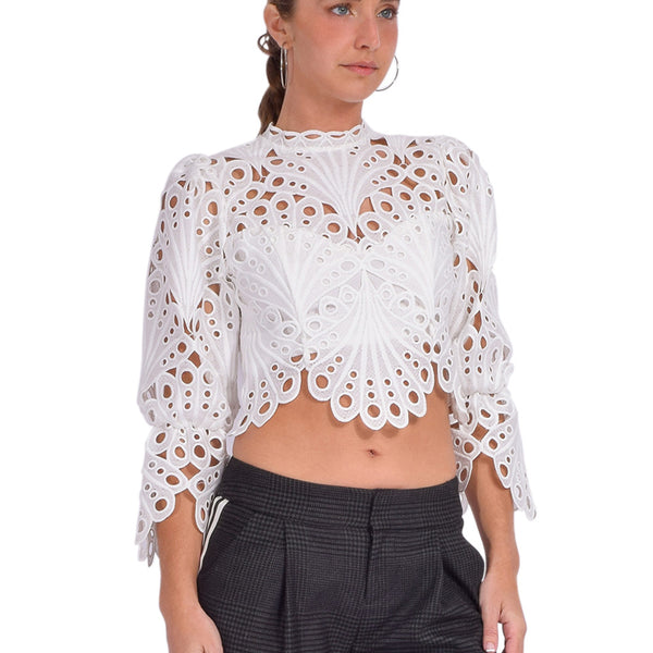 Haut court dentelle Reverie