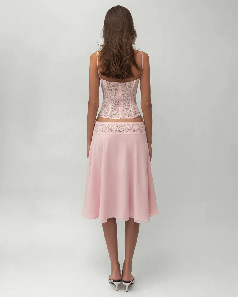 Ensemble corset en dentelle Seraphina