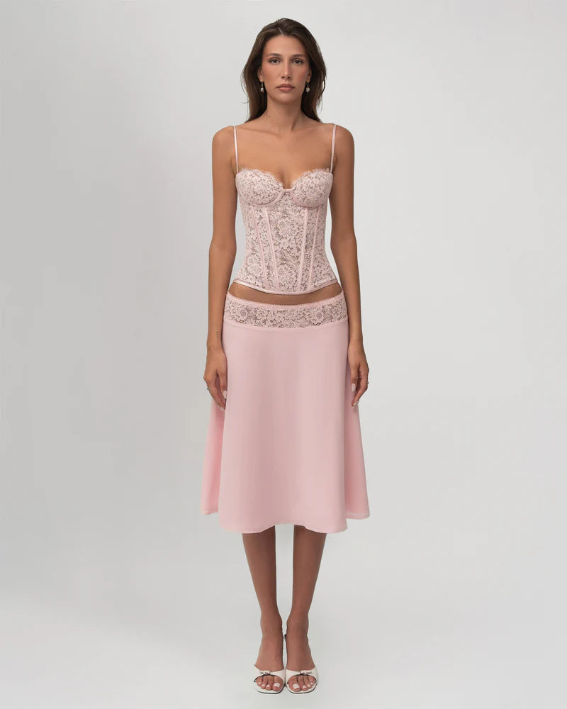 Ensemble corset en dentelle Seraphina