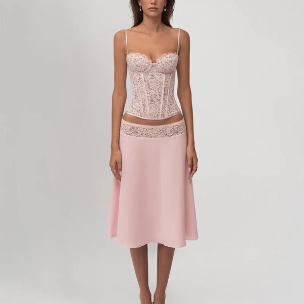 Ensemble corset en dentelle Seraphina