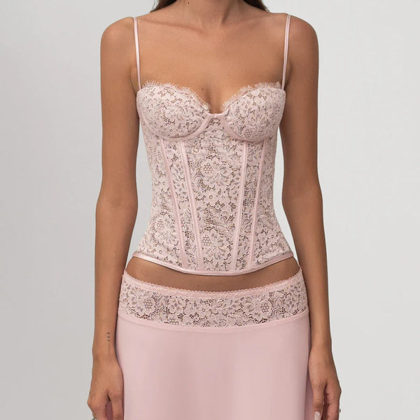 Ensemble corset en dentelle Seraphina
