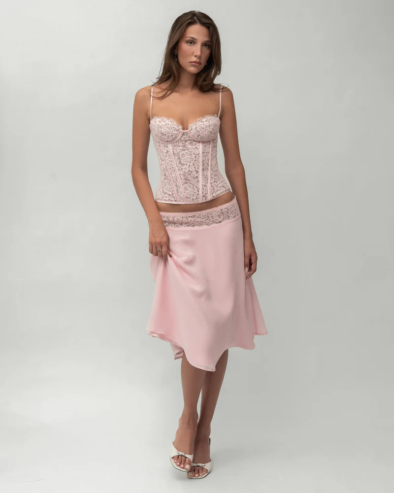 Ensemble corset en dentelle Seraphina