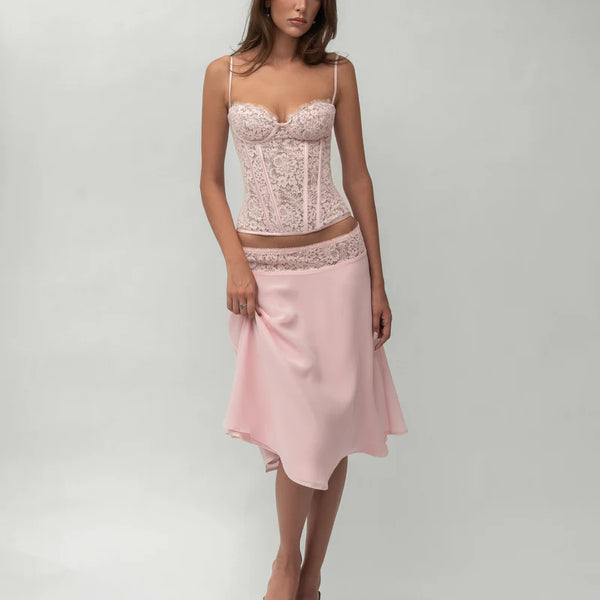 Ensemble corset en dentelle Seraphina