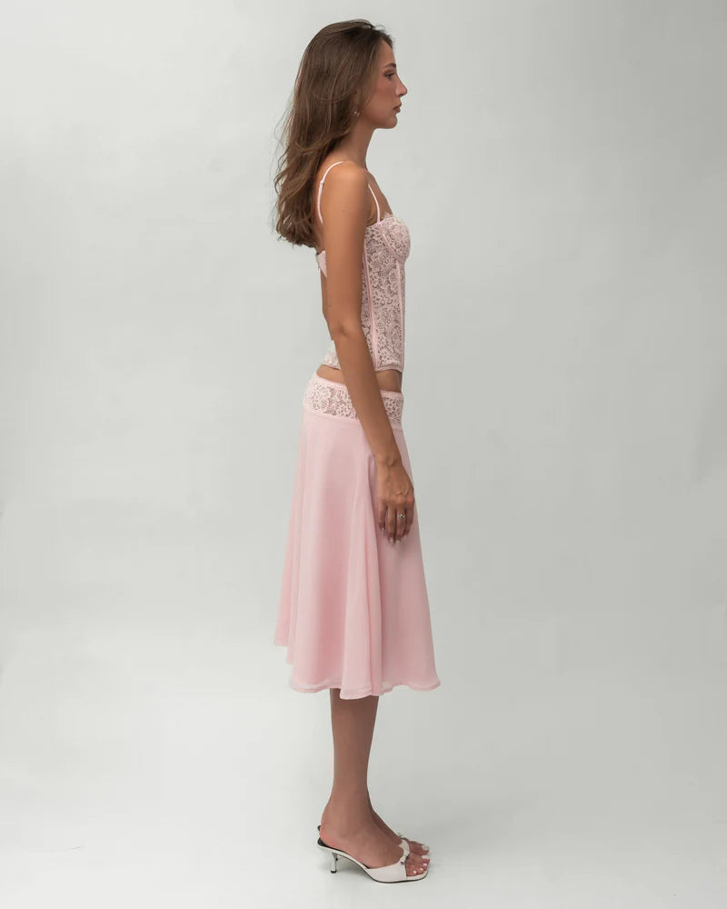 Ensemble corset en dentelle Seraphina