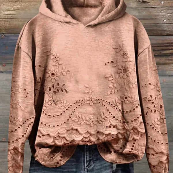 Sweat à capuche « Fleur délicate »