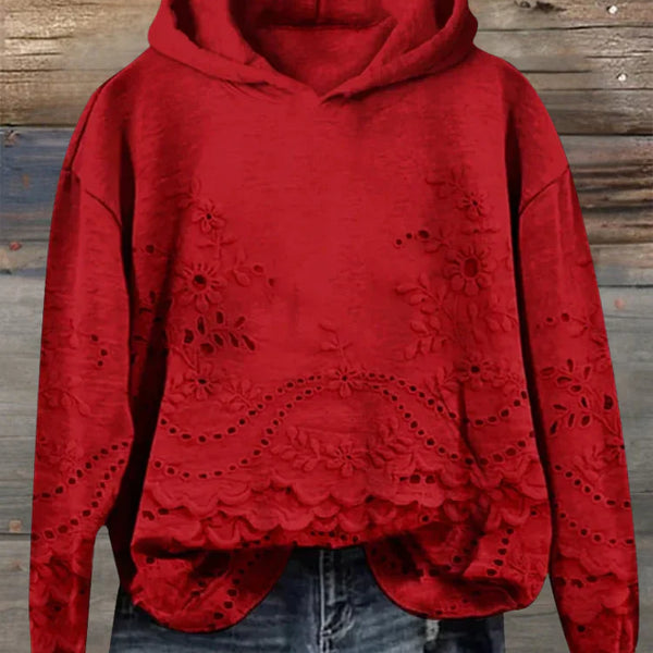 Sweat à capuche « Fleur délicate »