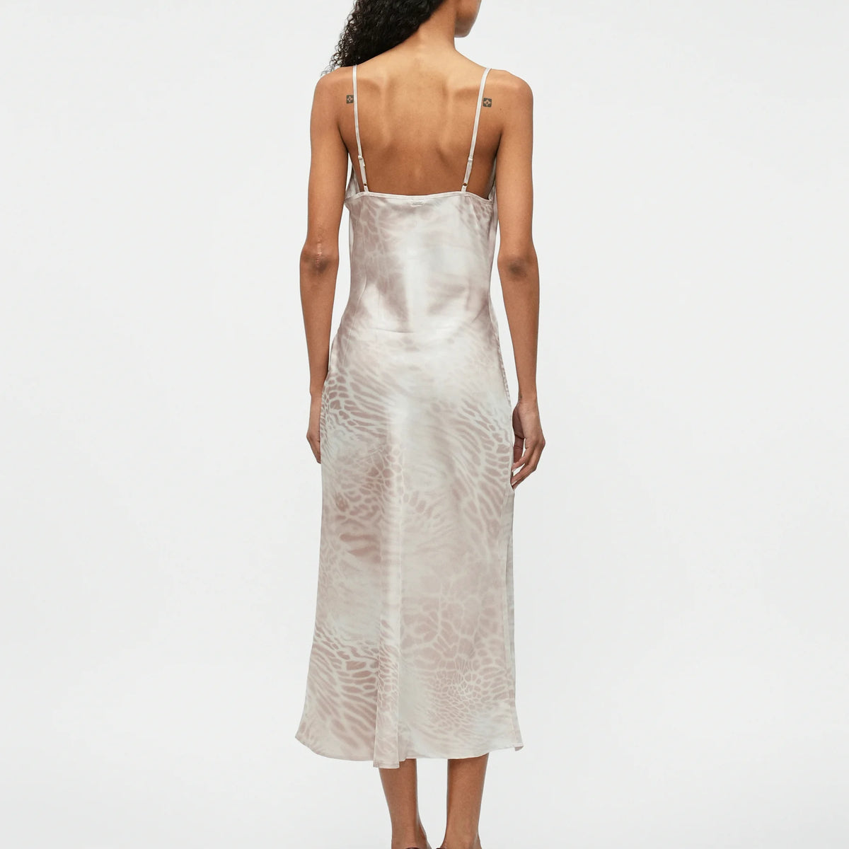 Das Seiden-Midi-Kleid