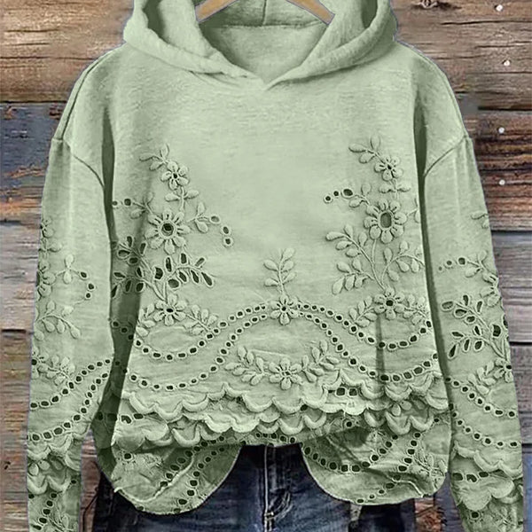 Sweat à capuche « Fleur délicate »