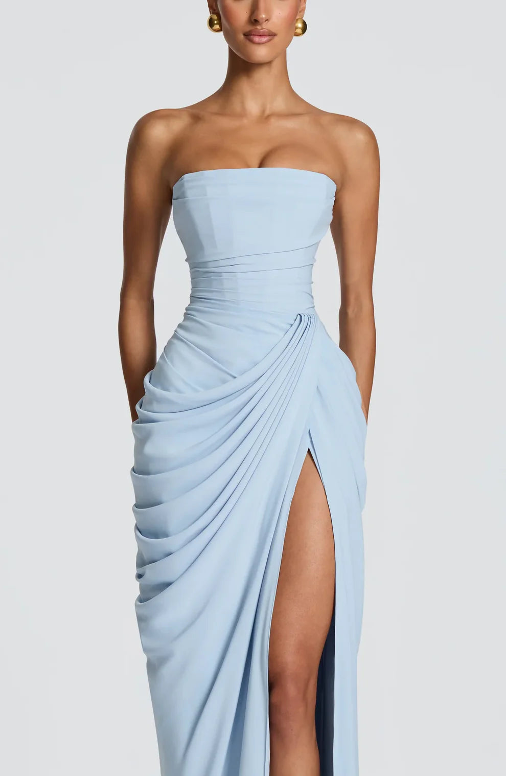 Valentina Draped Maxi Dress
