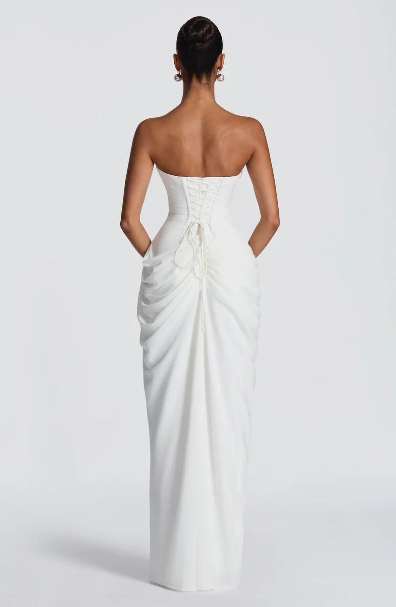 Valentina Draped Maxi Dress