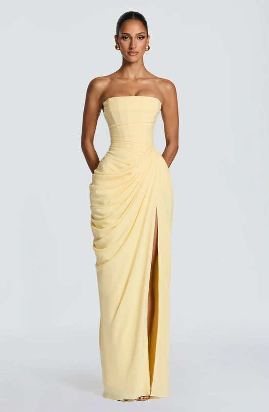 Valentina Draped Maxi Dress