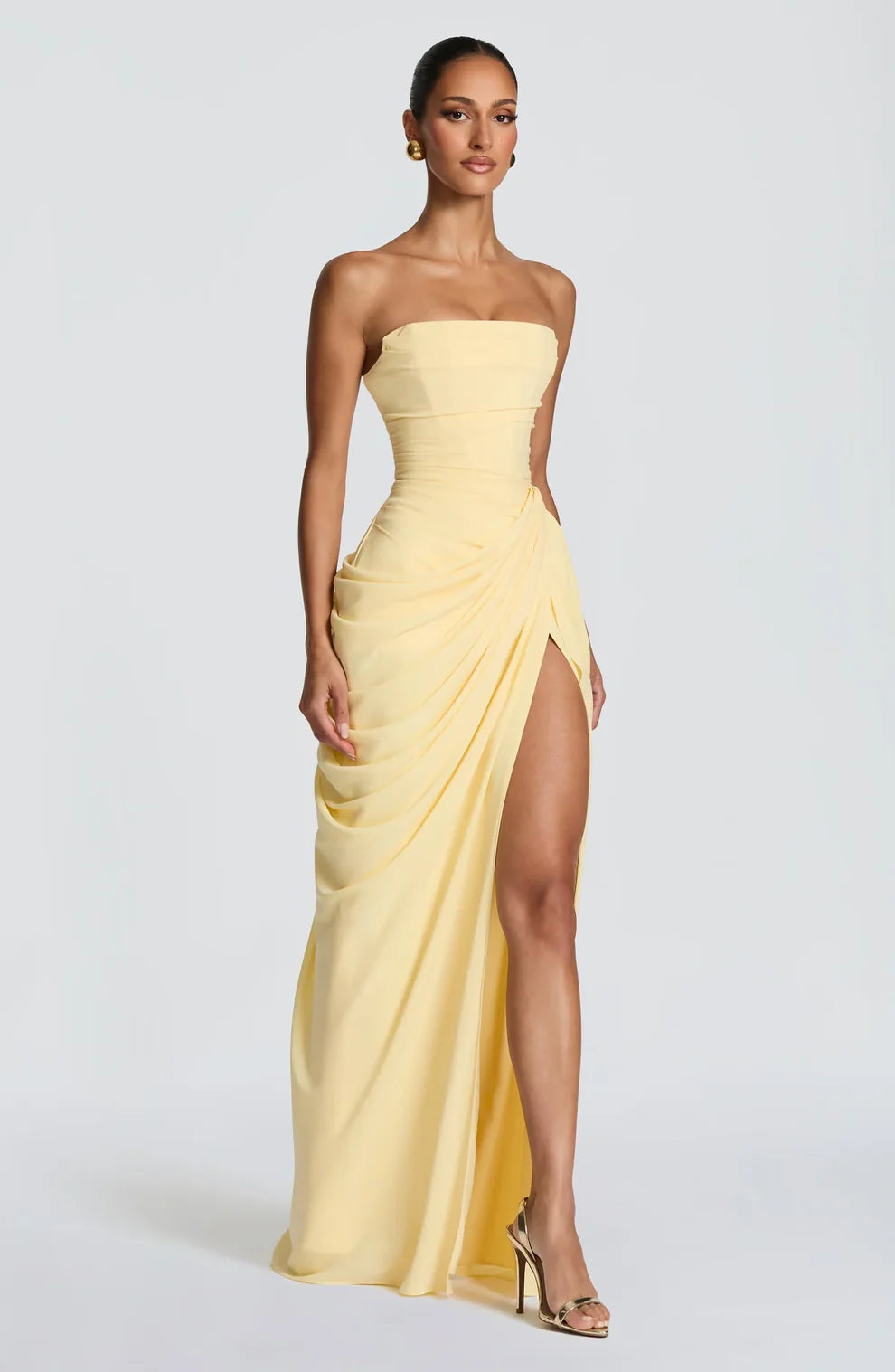 Valentina Draped Maxi Dress