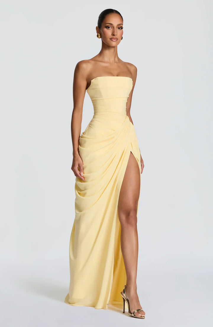 Valentina Draped Maxi Dress