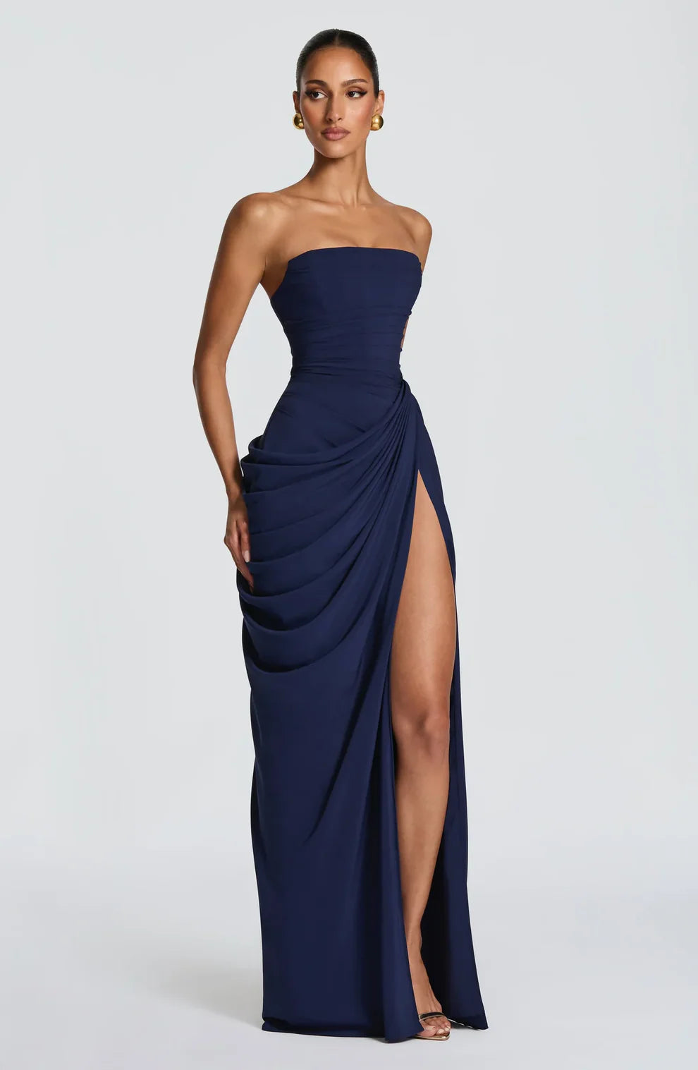 Valentina Draped Maxi Dress