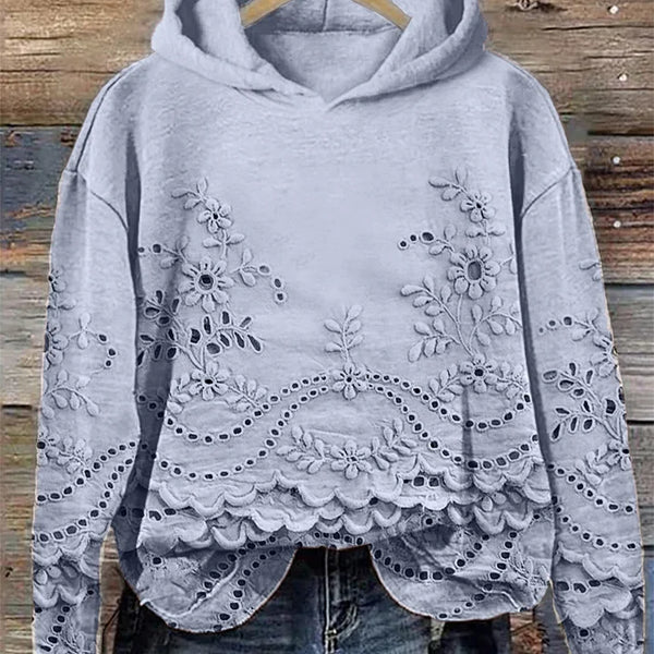 Sweat à capuche « Fleur délicate »