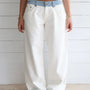 Jeans amples à double taille