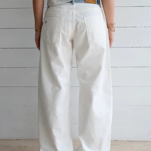 Jeans amples à double taille