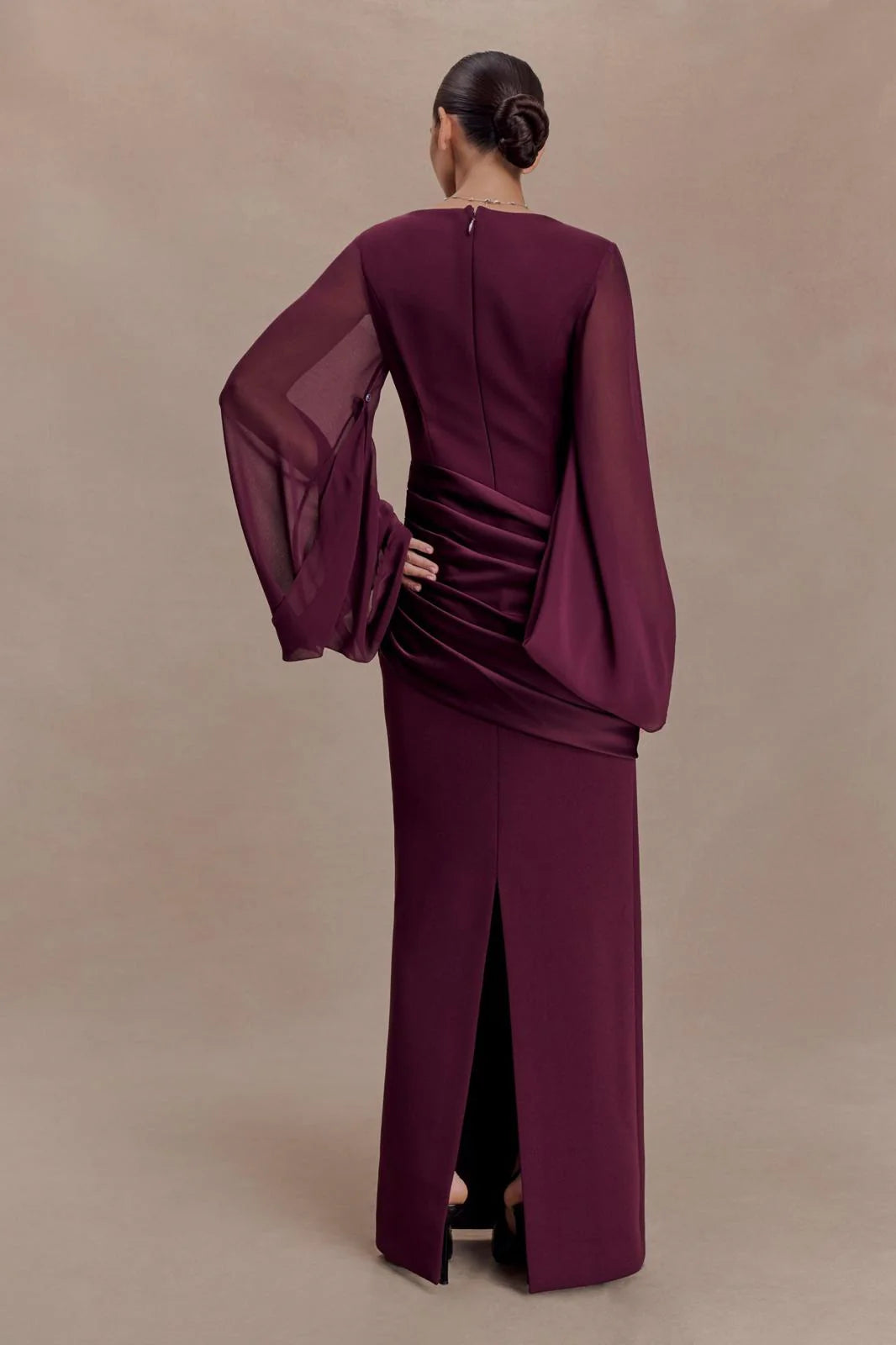 Aurélie Draped Evening Gown