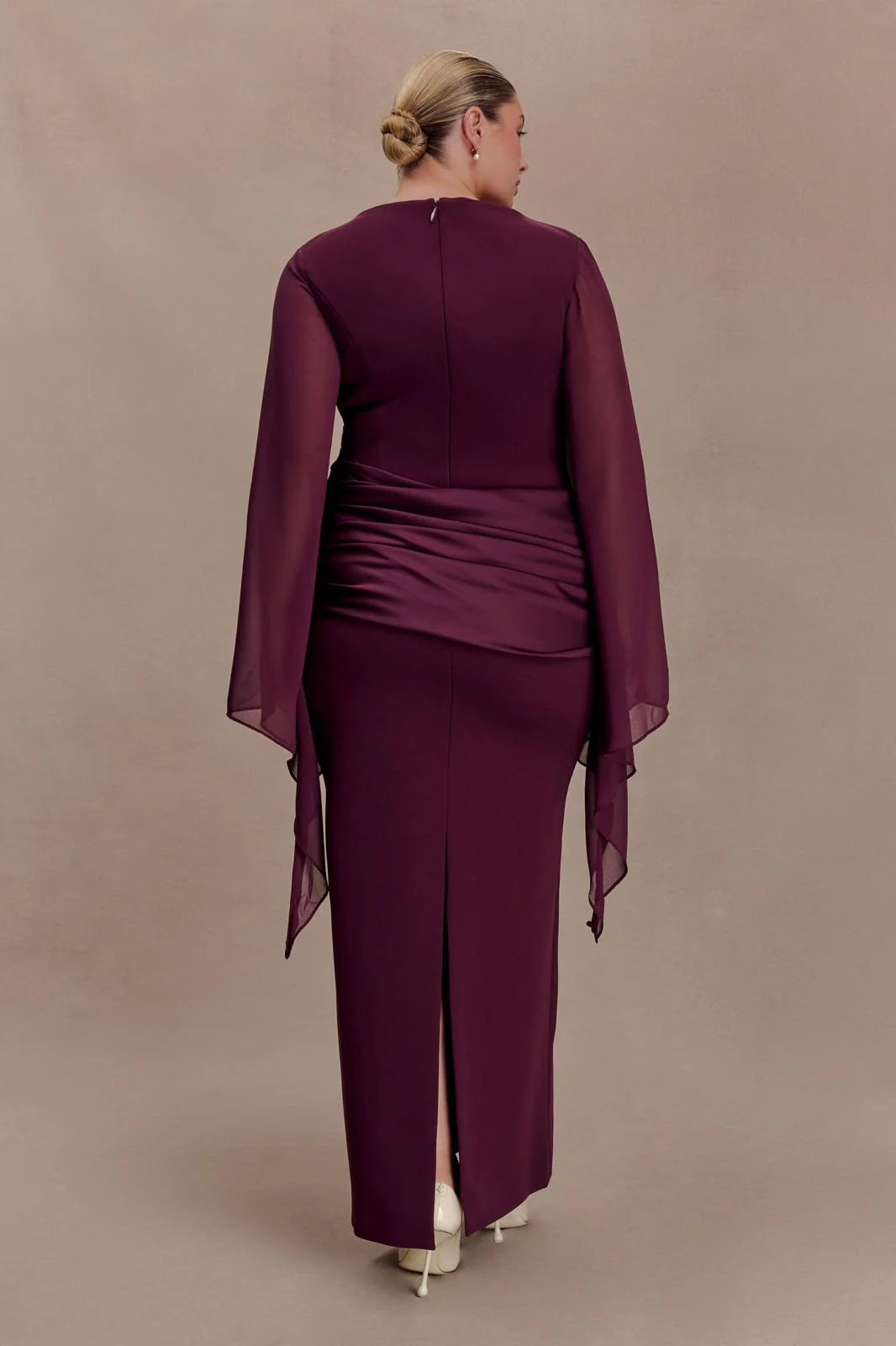 Aurélie Draped Evening Gown